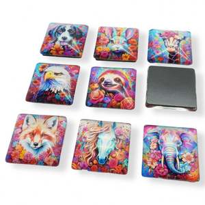 Factory Direct Sale Crystal Glass Refrigerator <b>Magnets</b> Souvenir Glass Fridge <b>Magnets</b> - Product Image 1