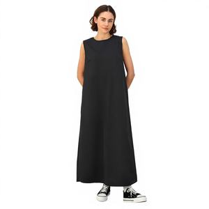 2025 sottoveste bianco <span class=keywords><strong>sotto</strong></span> l'abaya abito Basic nero caftano interno per Abaya islamico senza maniche <span class=keywords><strong>sotto</strong></span> l'usura - Product Image 1