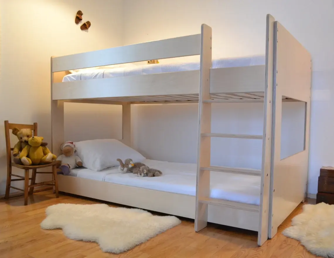 Cama de madeira para crianças montessori, cama redonda minimalista com cordão para crianças