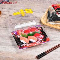 Boîte à sushi Sunzza Boîte à mochi à 1/2/4/5/8/9/12 compartiments Boîte à nourriture japonaise Bento Sushi Boîte à emporter