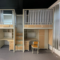 Meilleur rapport qualité/prix Lit mezzanine avec bureau et rangement Auberge de jeunesse à capsule Lits superposés Auberge de jeunesse à capsule modulaire Lit à capsule pour le sommeil
