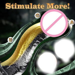 Dildo Manual de Silicona en Forma de <span class=keywords><strong>Cobra</strong></span> para Masturbación Femenina, Súper Grande, Curvo, Suave, con Ventosa, Impermeable - Product Image 4
