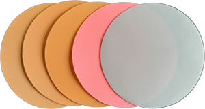 Uso de acabado de superficies sólidas similar al disco de película de pulido de pirámide de óxido de aluminio con respaldo de 3m 268XA TPU/PET - Product Image 6