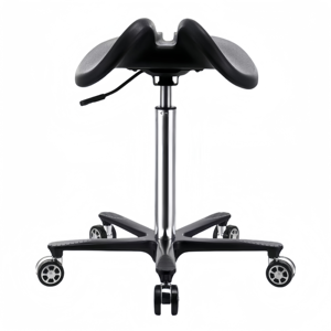 Taburete de peluquero ajustable a la moda, sillín ergonómico, taburete de salón de tatuajes, sillas de peluquero modernas de belleza de cuero - Product Image 4