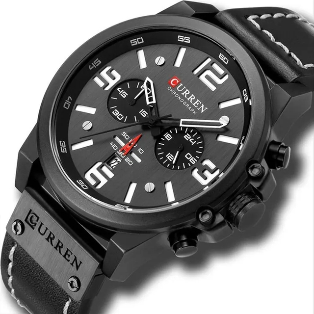 Curren 8314 Top Brand Luxury Watch Fashion Leather Quartz Men Watches Casual Date Business Male Wristwatches