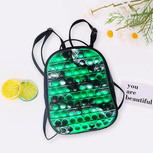 新しいファッションポップイットプッシュバブルレインボーカワイイバックパック、ポッパーフィジェットおもちゃアニメキッド漫画ランドセル - Product Image 4