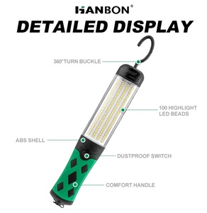 100 <b>LED</b> Trouble <b>Work</b> Task <b>Light</b> Magnetic Hand Portable Working Auto Repair <b>Led</b> Worklight 109104 <b>Rechargeable</b> <b>Led</b> Magnetic <b>Work</b> L - Product Image 5