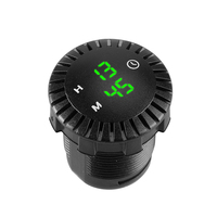 Vente en gros d'horloges de tableau de bord 12V 24V pour voiture, horloge numérique pour voiture