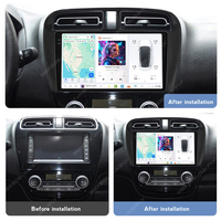 Lecteur multimédia de voiture MEKEDE DUDU7 12 + 512G Audio Auto Car-play GPS Navigation 2K Écran pour Mitsubishi Mirage Attrage 2012-2018