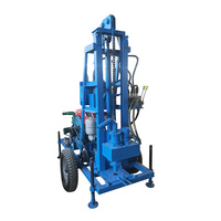 Mini perceuse hydraulique diesel portable, 1-60 m, pour forer des trous dans l'eau, sur plate-forme, avec roue