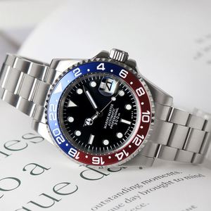 Reloj de Pulsera Mecánico Automático para Hombre, Movimiento NH35, Caja Sub, Cristal de Zafiro, Bisel GMT, Acero Inoxidable, Luminoso, Venta al Por Mayor - Product Image 5