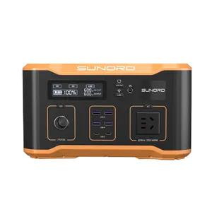 Factory Direct Sales Backup Power Battery Car Para Outdoor Camping 500W Estação De Energia Portátil Com Inversor