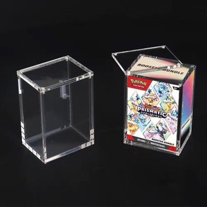 Boîte de présentation de cartes de jeu écologique moderne, étui de protection en acrylique transparent pour cartes Pokémon PTCG version <span class=keywords><strong>japonaise</strong></span> - Product Image 5