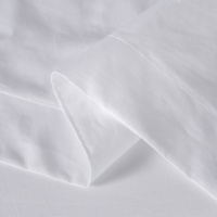 Vente en gros de linge de lit d'hôtel personnalisé, 300 fils, tissé, moderne, luxueux, blanc rayé, ensemble de literie Queen & King, 100% coton