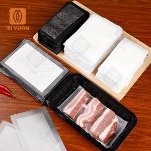 180*100mm Disposable Meat Blood Supermarket <b>Tray</b> SAP Absorbent Pads Made of <b>Paper</b> Nonwoven Technique - Product Image 3