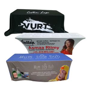 Mantel de licra personalizado impreso para mesa de cóctel, cubierta de licra para mesa - Product Image 1