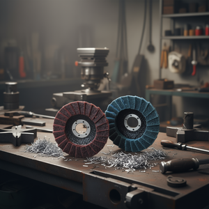 Disques à lamelles Fervi 125 mm pour le conditionnement de surface, le meulage et le polissage des métaux - Product Image 3