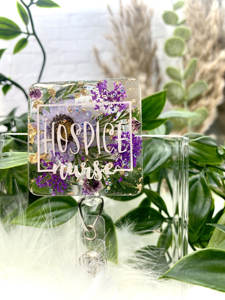 Portacredencial Retráctil Personalizado con Diseño Floral, Portacredencial con Título <span class=keywords><strong>de</strong></span> <span class=keywords><strong>Trabajo</strong></span> Hecho a Medida, Portacredencial Floral Arcoíris - Product Image 6