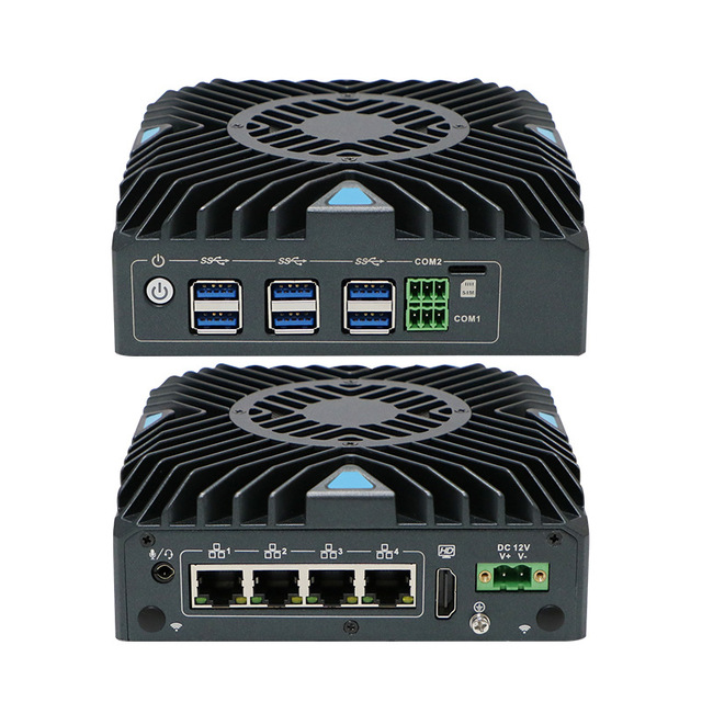 IWILL N312F Oem Odm Fanless Industrial Mini PC Low Power I5 Embedded Computer for AGV Mobile Robot & Control
