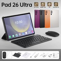 Tablet 2026 S26ultra 10.1 Inci Android15 16GB+1024GB yang Ditingkatkan, Global 5G LTE Bands, Layar Sentuh HD Incell, Prosesor MTK Octa-core