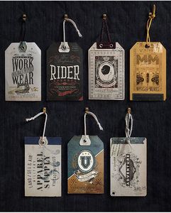 90x50 mm 400gsm Black Matte Laminated Factory OEM Custom Brand Clothing Tags Fashion Brand Clothing Tags with Custom Logo - Product Image 3