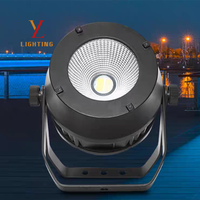 Projecteur LED COB étanche 200W, puissance totale 250W, 3200K/5600K en option, 60 °   90 °   Éclairage de scène extérieur DMX512 Master Slave à angle de faisceau