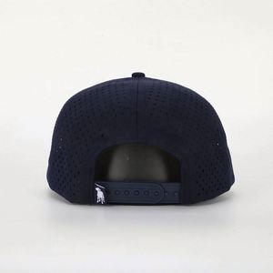 หมวกแก๊ปปักโลโก้สั่งทำขายส่ง 6 แผง คุณภาพสูง โพลีเอสเตอร์ ปีกแบน เจาะรูด้วยเลเซอร์ แฟชั่นกีฬา ปรับขนาดได้ เหมาะสำหรับกิจกรรมกลางแจ้ง ปั่นจักรยาน - Product Image 5