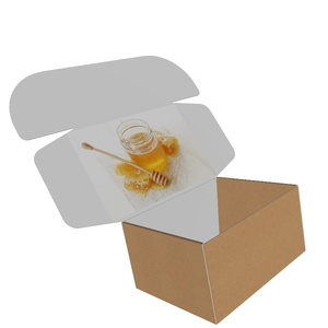 Caja de Cartón Corrugado para Envíos de Miel, Impresa a Color y Personalizada, Material de Papel Resistente, Reciclable, para Envasado de Alimentos, Bebidas, <span class=keywords><strong>Cerveza</strong></span> y Productos Artesanales - Product Image 2