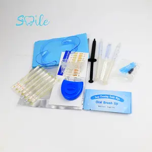 Paquete de bolsa de papel de aluminio personalizable Kit de blanqueamiento dental en oficina dental Kit de blanqueamiento dental para uso clínico