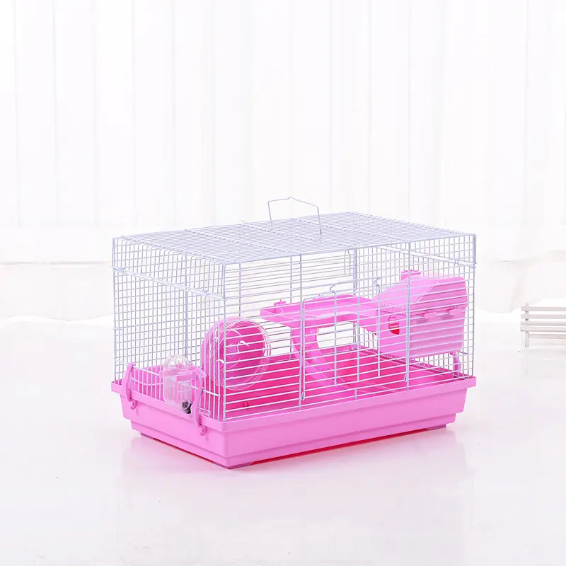 Modern Hamster Pet çift katmanlı kafes renkli küçük hayvanlar büyük Hamster kafesi