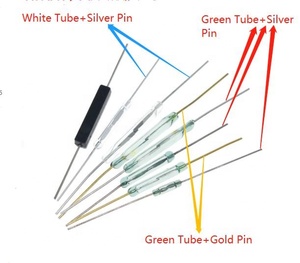 2*14mm 1.8*7mm 4*28mm thường mở công tắc từ sậy Cảm biến kính sậy chuyển đổi - Product Image 3