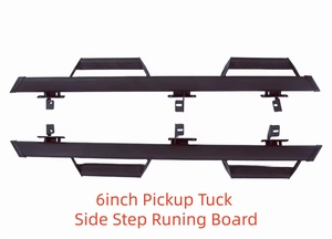 Barres de protection robustes pour pick-up, marchepieds latéraux pour Tacoma F150 GMC Double Cab <span class=keywords><strong>4</strong></span> portes, marchepieds rabattables - Product Image 4