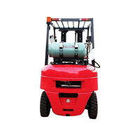 Nouveau chariot élévateur à fourche Muduo GPL, capacité de levage de 2 tonnes, tout-terrain, longueur de fourche de 1220 mm, pour les fermes, la fabrication et la construction