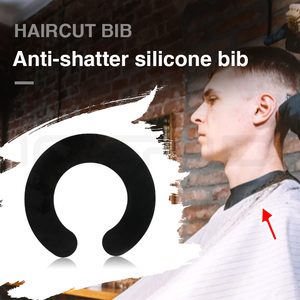 Suministros de Peluquería al Por Mayor Capa de Corte de Pelo Profesional de Silicona para Barbero Chal de Silicona para el Cabello - Product Image 6