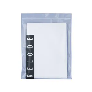 Custom PET/PE Plastic Bag for T-Shirt Resealable Packaging Pouch for Shoes Socks Underwear with Zip Lock