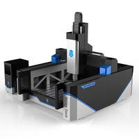 Machine de fraisage CNC 5 axes de Union Tech avec système de contrôle Syntec, moteur YASKAWA, broche simple pour le bois, l'aluminium et le laiton