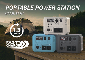 404Wh Portable <b>Power</b> Station 600W Solar <b>Generator</b> with AC USB Type-C Output for Outdoor Camping - Product Image 5