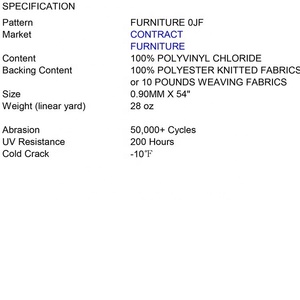 Cuero Artificial de PVC Repujado <span class=keywords><strong>YAMEI</strong></span> 0JF para Muebles y Tapicería de Contratos - Product Image 4