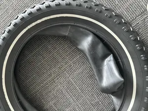 Neumático de bicicleta gruesa duradero de 20 pulgadas 20x4,0 con tira reflectante para bicicletas eléctricas BMX, bicicletas de montaña y carretera