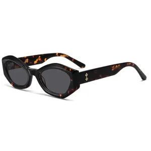 2022 Mode Modernes Mädchen Gafas de Sol Katzenauge TAC UV400 Acetat Polarisierte Sonnenbrille Sonnenbrille für Frauen