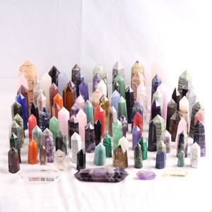 Đá <span class=keywords><strong>Citrine</strong></span> tự nhiên đánh bóng bán buôn, tháp thạch anh vàng, tháp pha lê chữa bệnh, đũa đá trang trí nhà cửa - Product Image 2