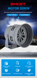 Sirenas Eléctricas Mini de Metal Promelectrica con Certificación ISO, <span class=keywords><strong>220v</strong></span>, Sonido de Emergencia de 100db, Motor MS 290, CA <span class=keywords><strong>220v</strong></span>-240v - Product Image 2