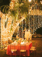 Guirlande Lumineuse Féerique LED 100 Étanche IP44 Intérieur/Extérieur 10 M avec Fiche EU/US pour Décorations de Sapin de Noël Lumières de Noël