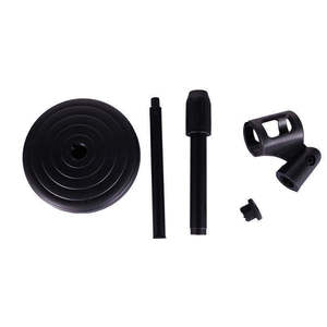 Micrófono de Escritorio Profesional con Soporte Ajustable en Altura para Karaoke, Grabación, Transmisión en Vivo, Soporte para Micrófono Inalámbrico - Product Image 4