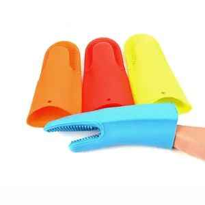 OEM Tùy Chỉnh Hình Dạng Thực Phẩm Grade Silicone Lò Mit, Tay Bảo Vệ Dài Lò Găng Tay, Chịu Nhiệt Lò Mitts Silicone