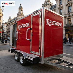 Remolque de Baño Portátil DOT VIN de Lujo, Totalmente Equipado y Duradero para Eventos - Product Image 1