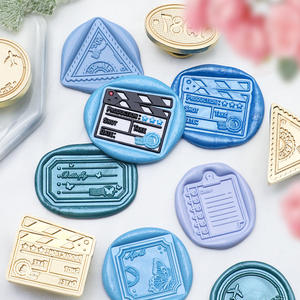 Sello <span class=keywords><strong>de</strong></span> cera <span class=keywords><strong>de</strong></span> la serie Film & Entertainment, cabeza <span class=keywords><strong>de</strong></span> latón macizo con diseño <span class=keywords><strong>de</strong></span> cámara <span class=keywords><strong>de</strong></span> película para amantes del <span class=keywords><strong>cine</strong></span>, sellado <span class=keywords><strong>de</strong></span> diario - Product Image 2