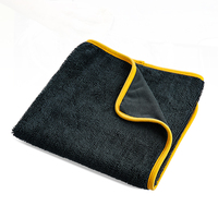 Serviette de lavage de voiture personnalisée en gros nettoyage tissu en microfibre absorption d'eau sans laisser de taches d'eau serviettes en tissu en microfibre