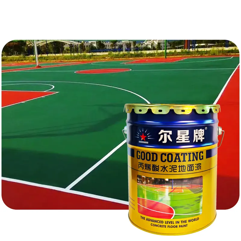 Vernice per pavimenti in acrilico a base di olio per interni ed esterni per interni ed esterni vernice per pavimenti per campi sportivi da basket