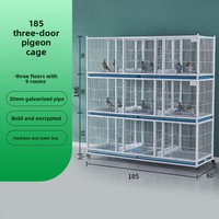 Nouveau produit : Cage à pigeons en métal robuste et sécurisée, anti-tyton, pour l'élevage et l'accouplement